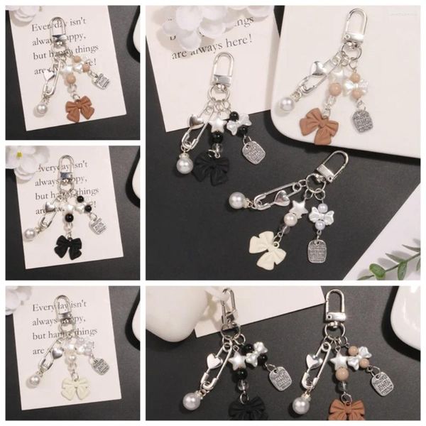 Chaves Y2K Earphopne Caso Chain Chain Pin Pingado Pingente pendente Tecloring Metal KeyChain Bag Decoration