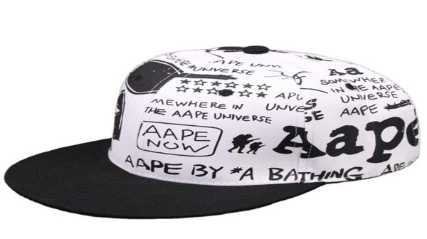 Moda tasarımcıları Caps Erkek Maymun Graffiti Çift Hip Hop Beyzbol Cap Korean Moda Bahar Yaz Erkekleri Kadın Sokak Stili Düz 1804791