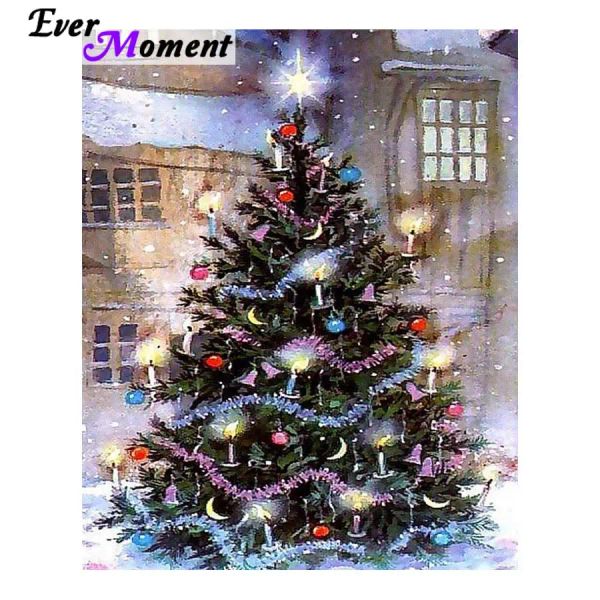 Stitch Ever Moment Diamond Painting Croce Croce DECORAZIONE DELL'ALBERO DI NASSILE Decorazione Regalo di Natale Craft Square Full Square ASF1022