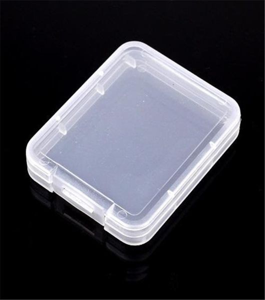 Plastikkoffer Boxen transparente Standard -Speicherkartenhalter MS White Box Speicher für TF Micro XD SD Card Case7121765