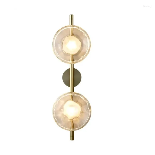 Wall Lamp LL LED Modern Glass Vintage Glass Ball Amber Amazing Gold Smoke