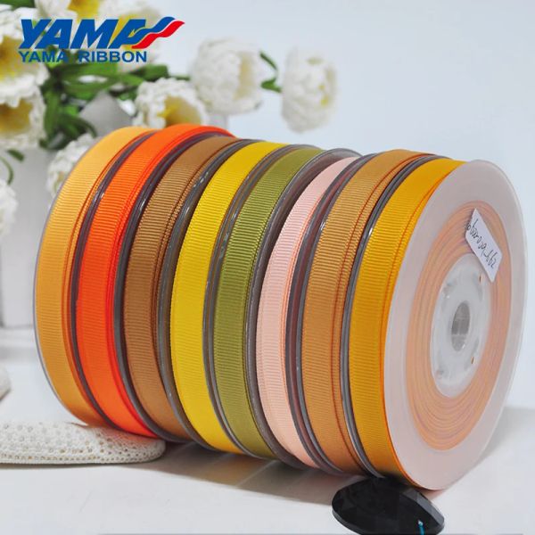 Abiti Yama 25 28 32 38 mm 100 yards giallo oro nastro all'ingrosso grosio per regalo abito abito fai -da -te casa di decorazione della casa per matrimoni