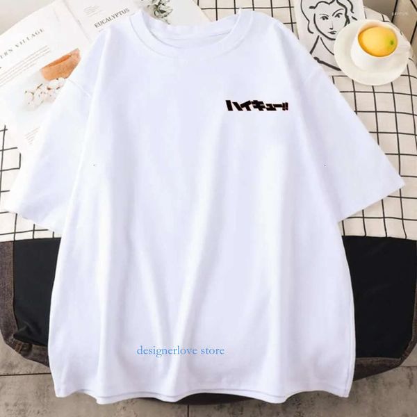 Men Shirts Damen Dessinger t Haikyuu Anime Print Vintage Alle Mathematik Tops atmungsaktive Straße Kurzarm O Hals Lose Casual Shirt Man Outfit