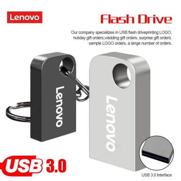 Adapter Lenovo Pendrives 2TB 1 TB 256 GB USB 3.0 U Haft -Schnittstelle USB -Flash -Laufwerk Mobile Phone Computer Flash Drive USB Flash Speicherkarte