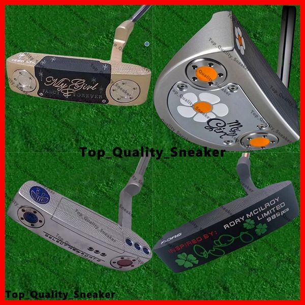 Selecione Newport 2 Putters de golfe Zyd87 My Girl Fancy and Forever Scotty Putter Golf Clubs Rory McIlroy Limited 32/33/34/35 polegadas com logotipo Lucky Clover Classic