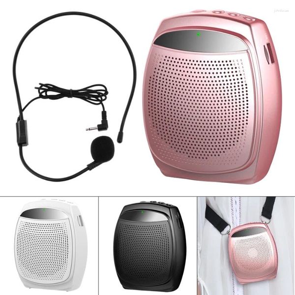 Microfoni S23 5W Megafono portatile Insegnante Microfono altoparlante Microfono Altoparlante ricaricabile MP3 Player Radio per la riunione di guida