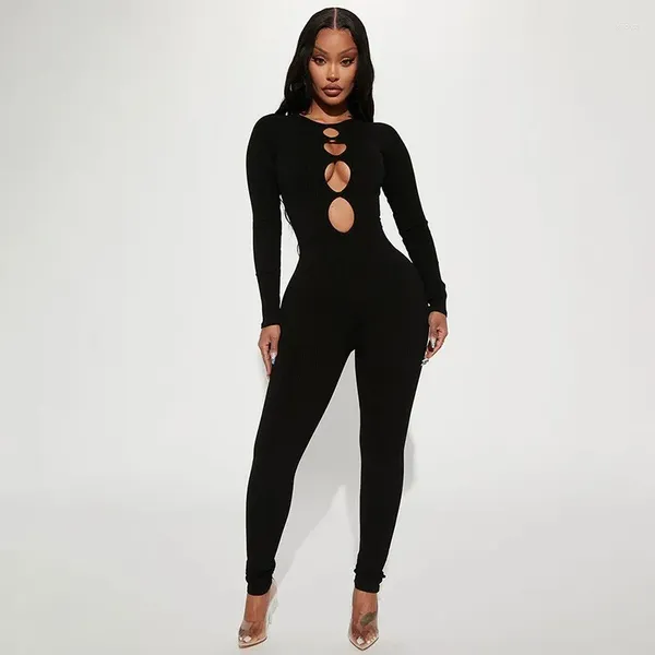 Roupas de férias para mulheres 2024 Vestido de verão praia Africana cor sólida cor prolongada manga longa manchas de macacão spandex grandes tamanhos grandes