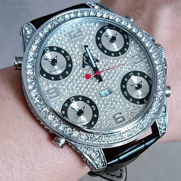 Designer orologio meccanico automatico di lusso jkco leopard ceco leopardo grande piastra a stella piena stella acqua diamante orologio alla cintura della cintura ingranaggi per uomini movimenti