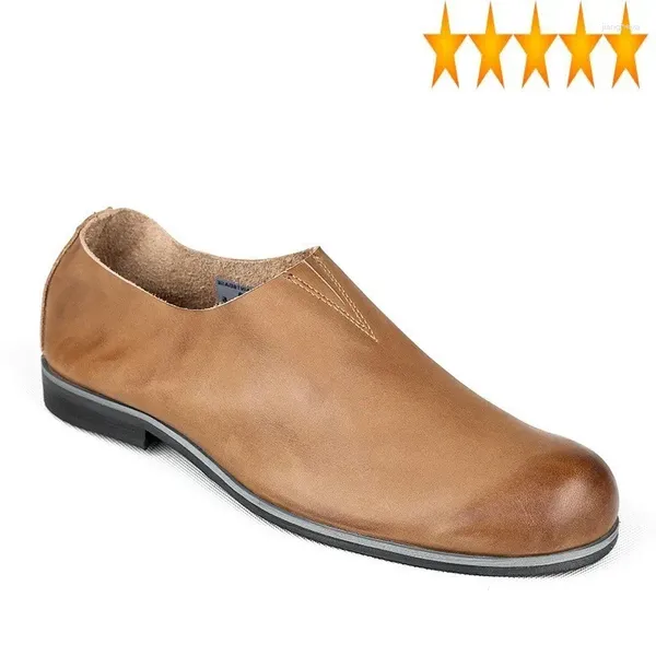 Sapatos casuais vintage britânico masculino panotes de moda