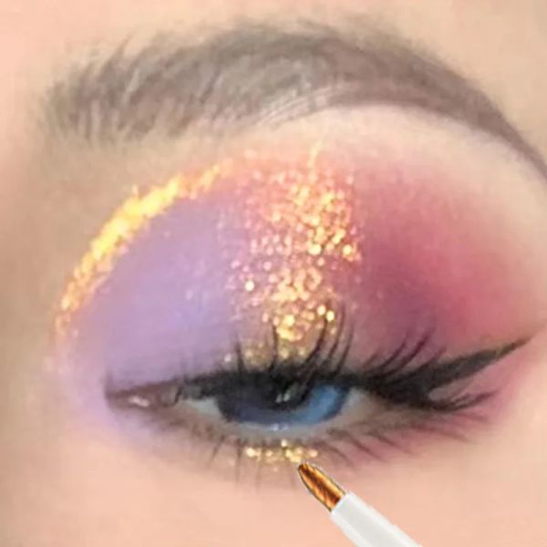 Eyeliner Aurora Multi -Chrom -Gel Eyeliner Pen hoher pigmentierter Chamäleon Galaxy Metallic Glitter Lidschatten Augen Make -up Shimmer Highlighter