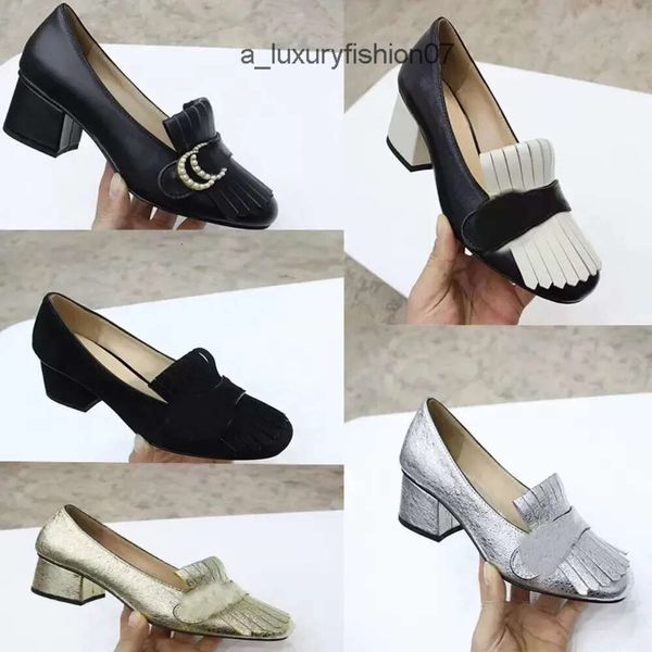 Дизайнерские сандалии высокий каблук сандал Мармонт насосы насосы Loafer туфли на каблуки для вечеринки женские кисточки для обуви