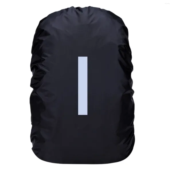 Einkaufstaschen wasserdichte ultraleichte Rucksackabdeckung mit reflektierender Gurt Rucksack Regenstaubdicht für Wandercamping -Fahrradfahrten