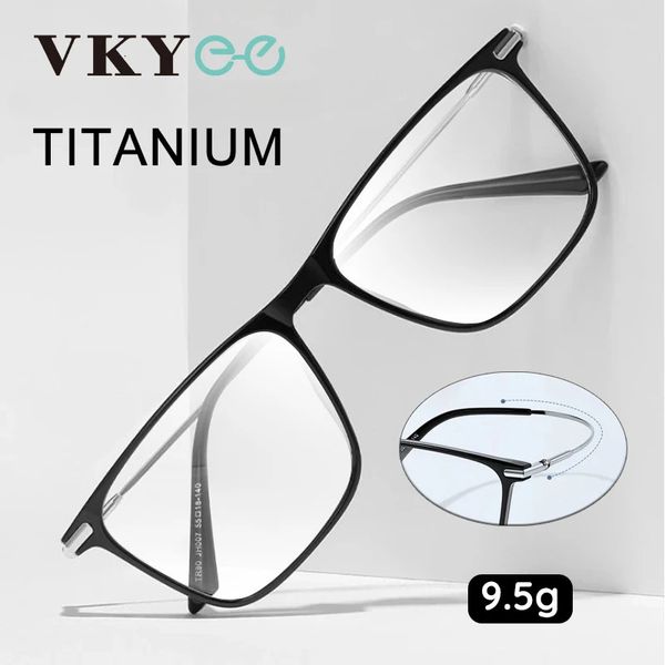 Vicky Classic Mens Square Frames Anti-Blau-Licht-Lesebrillen Myopie kann angepasst werden