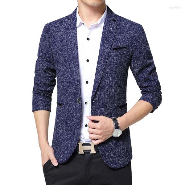 Herrenanzüge Männer Luxus Blazer Spring Modemarke Slim Fit Anzug Business Casual Coat Blazer Overalls Jacket Jackets