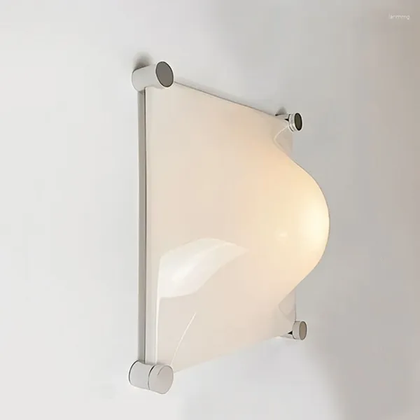 Lampada a parete Crema Medievale BAUHAUS per camera da letto Soggiorno Decorazione Atmosfera Luce