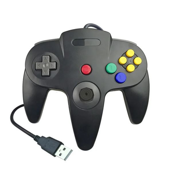 Ratos usb wired n64 gamepad joystick para o nintend 64 console controlador USB Joystick para o Nintend N64 gamepad