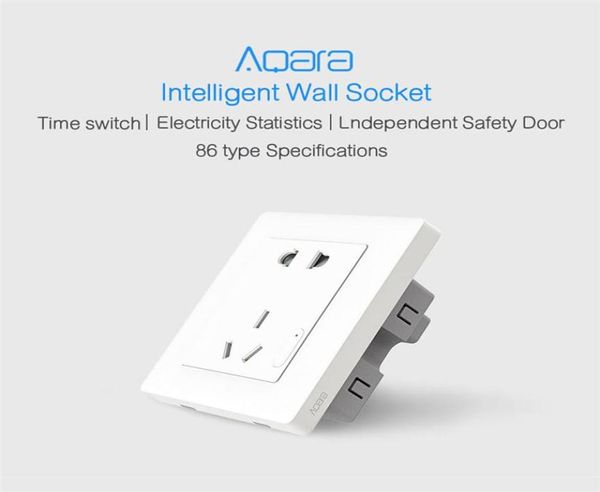 Epacket Aqara Smart Wall Socket Wireless Outlet Switch Light Control Zigbee Socket Arbeit für Mijia MI HomeKit276f1579109