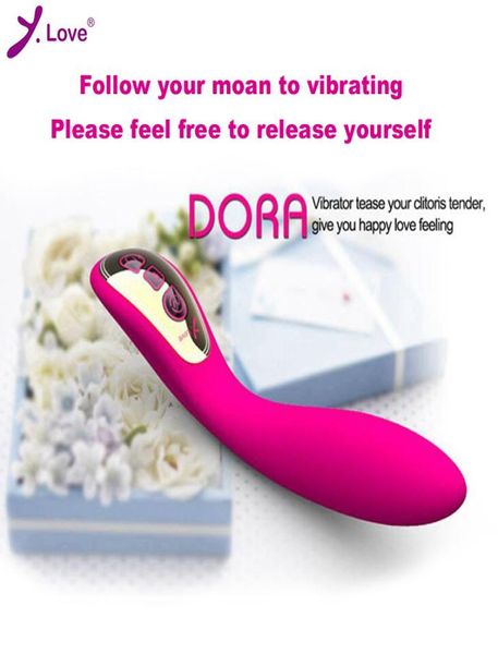 Y Love impermeabilizado G Spot Spot Música Big Electric Vibrator Sex Toys for Couples Women Pussy Dildo pornô erótico adulto sexy sexy sex shop y17500852