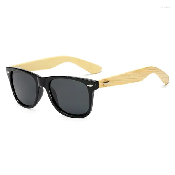 Óculos de sol Designer de marca de moda Wood Bamboo Homens Mulheres Raios Vintage Espelho Espelhos de Viculturas Sol Tons de Viagem para Eyewear Party Party