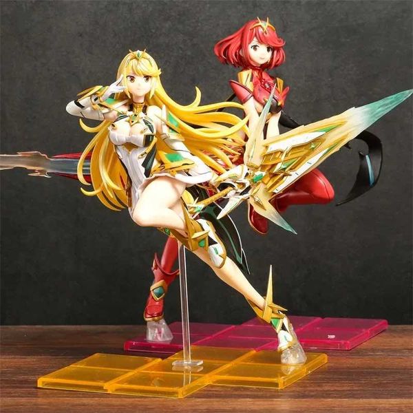 Actionspielzeugfiguren Xenoblade 1/7 Skala Chronik 2 Hikari Mythra / Pyra Homura Figur Sammlermodell Spielzeug Desktop Puppe T240506