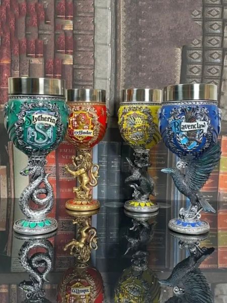 Miniature Harrying Potters Hogwarts Cups Flame Tazza Arrivo originale Cupi da tè Coffee Tazza di calice Modello Collezione sorpresa