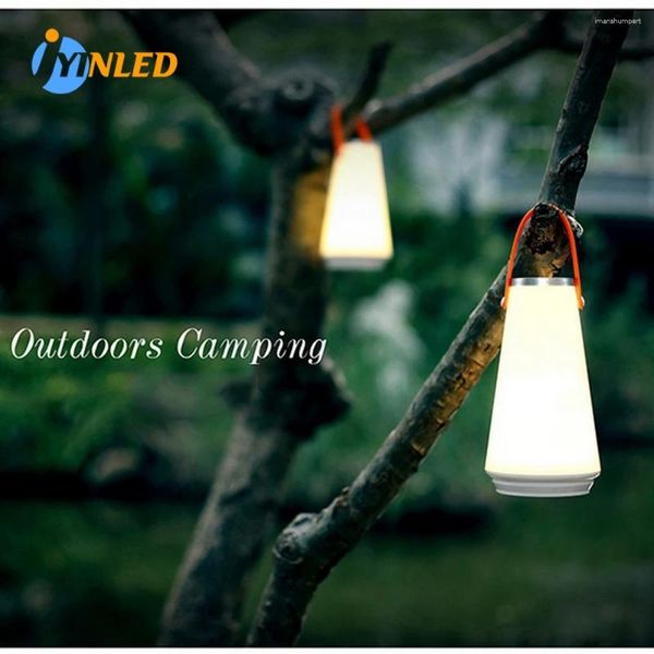 Tischlampen Outdoor Camping Light USB wiederaufladbare Touchschalter Tragbare Notfallzeltlampe