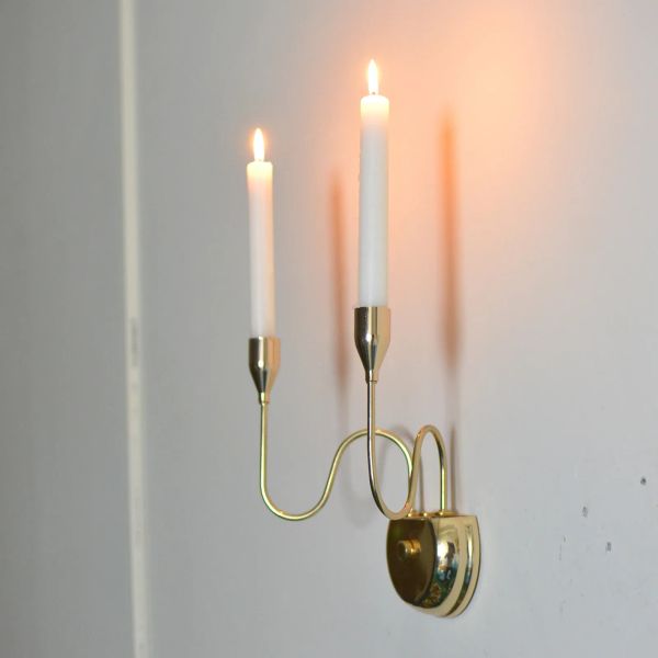 Держатели стена свеча металлическая свеча держатель проста золотой свадеб украшения бар вечеринка гостиная