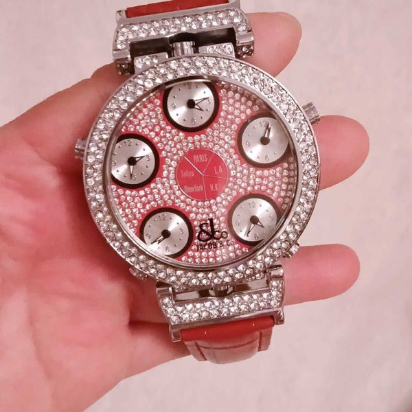 Designer orologio meccanico automatico di lusso jkco leopardo ceco cinque fusi orari da uomo non mainstream hiphop a doppio lato per gli uomini movimenti