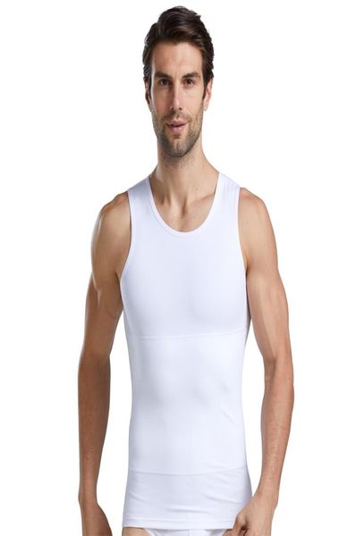 70d Classic Herren Slim Lift Corsett Body Shaper Hemd schlampen Bauchfettkörpergürtel Unterwäsche Weste Show Muscle7474824