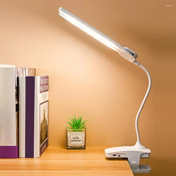 Lampade da tavolo comoda lampada da comodino illuminazione scremata scimminazione a doppia piena leggera lettura LED LED