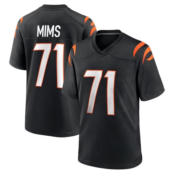 2024 Novo rascunho da primeira rodada Jersey Jersey Jerseys 71 Amarius Mims Jersey Men's Youth Game Custom S-6xl