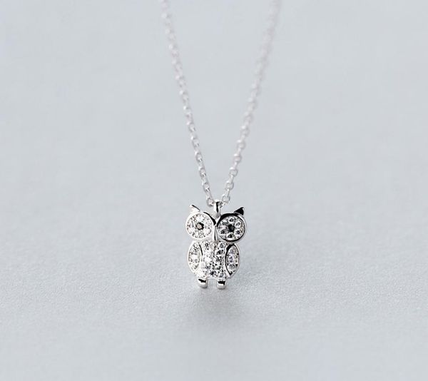 MloveAcc Authentic 100 925 Sterling Silver Animal Colar fofinho Colar mulheres Colar pingente Jóias de prata esterlina Y2009184399452