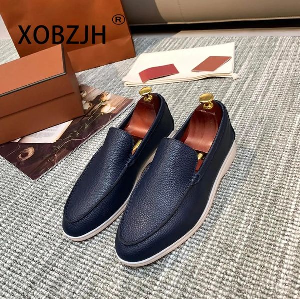 Driver Black Cow Leather Flats Mocasines Moda Shoes Shoes para homens Mulheres de alta qualidade no tênis 240506