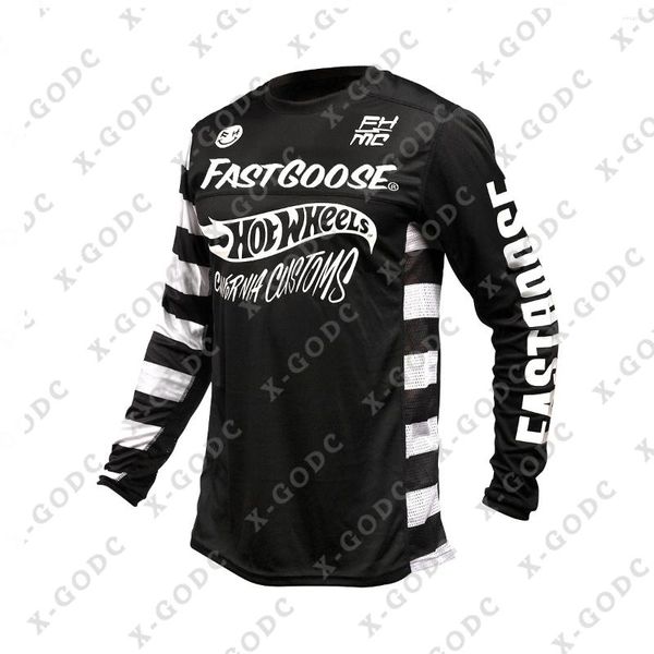 Гоночные куртки Fastgoose 2024 Motocross Jersey Hombre DH Moto Mtb MX MX Dower Hill Jerseyoff Road Mountain Cycling