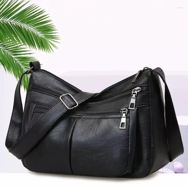 Bolsas de ombro Moda Preço Especial Bolsa feminina Lazer Pu Anti Splash Couro macio e macio simples One Messenger