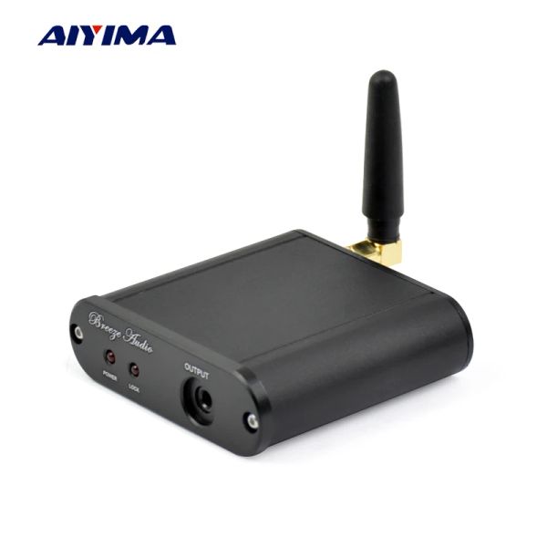 Amplificador aiyima csr64215 bluetooth 4.2 decodificador de música sem perdas DAC Aptx Receptor Bluetooth ES9023 decodificação independente para amplificador de energia