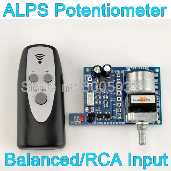 Усилитель Альпа Альпам дистанционного управления объем моторизованный потенциометр для усилителя мощности Preamp