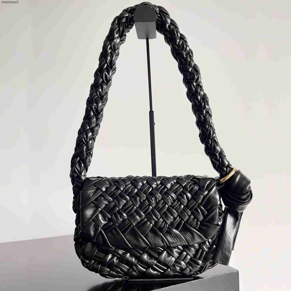 Bolsas de ombro mais recente 2024 10a kalimero citta bolsa de ombro designer de luxo de luxo de couro nó crossbody saco de bola de ombro de anel deslizante metálico