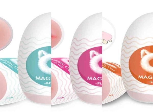 Nxy Sex Men Masturbators Shande Magic Cat portátil Vagina Artificial Toys Sexis Brinquedos Realistas de Silicone Para Masturbação 012223472948880