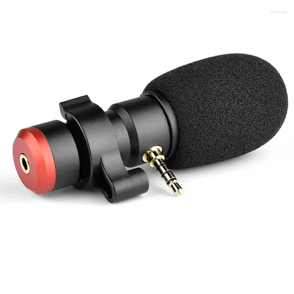 Microfones plug-in microfone mic06 ingestão celular gravação