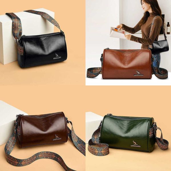 Boston Bags Senhoras Versáteis de Bolsa de ombro largos femininos de grande capacidade One Crossbody