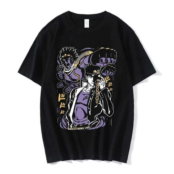 T-shirt maschile anime jojo bizzarre avventura grafica t-shirt maschi