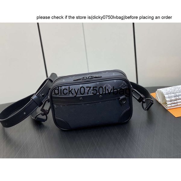 Lvity Louiseviutionbag Lvsity Luis Vuittons Black Viton Top Bag Lvse Одиночный мешок с съемным ремнем можно использовать в качестве сумочки M82542 мини -сумочка