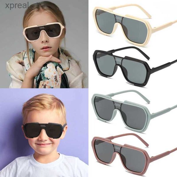 Óculos de sol crianças personalizadas tiro de rua de arremesso de sol para meninas de meninas ao ar livre Proteção solar óculos de sol meninos Kids Protection Glasses WX