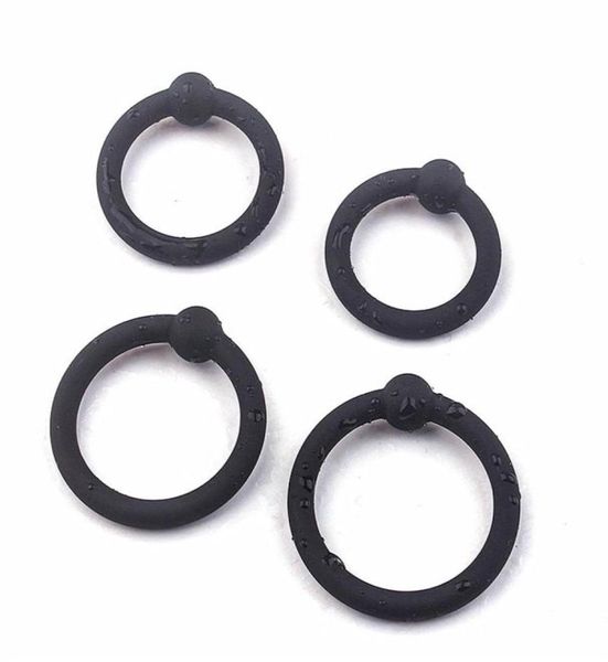 massaggio 4 pcsset anello di cazzo in silicone per uomo manicotto di blocco del pene elastico prodotto adulto ritardo maschile giocattoli sessuali per uomini cockr29763724