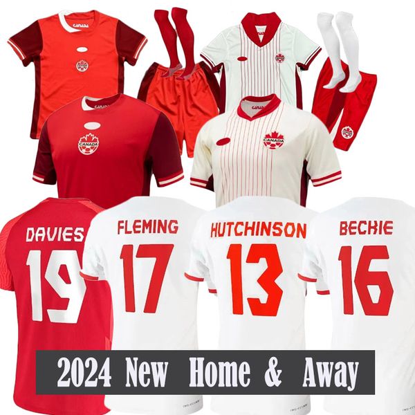 2024 Canada Football Jersey National 24 25 Men and Kid Kit Grosso Cavallini Hoilett Sinclair J.David Davies Shirt Football Shirt Sud American Cup Team