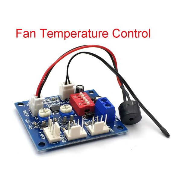 Acessórios CC 12V 4 fios Hightemp Fan Control Speed Speed Controller Module Module Alarme de temperatura PWM PC CPU Termostato Termastato Termostor