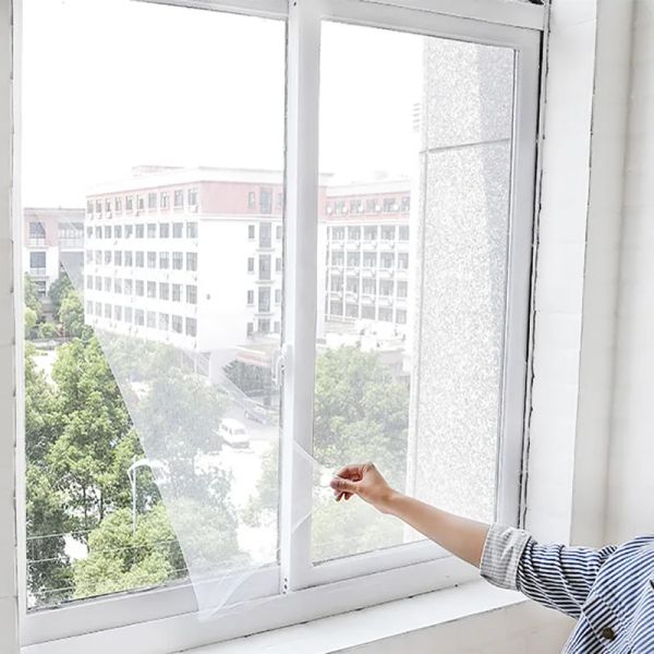 Tedaviler Siyah ve Beyaz Perde Böcek Ağı Örgü Self Self Sivrisinek Net Pencere Pencere Ekranı Antimosquito Kapı Sinek Ağları Havlu