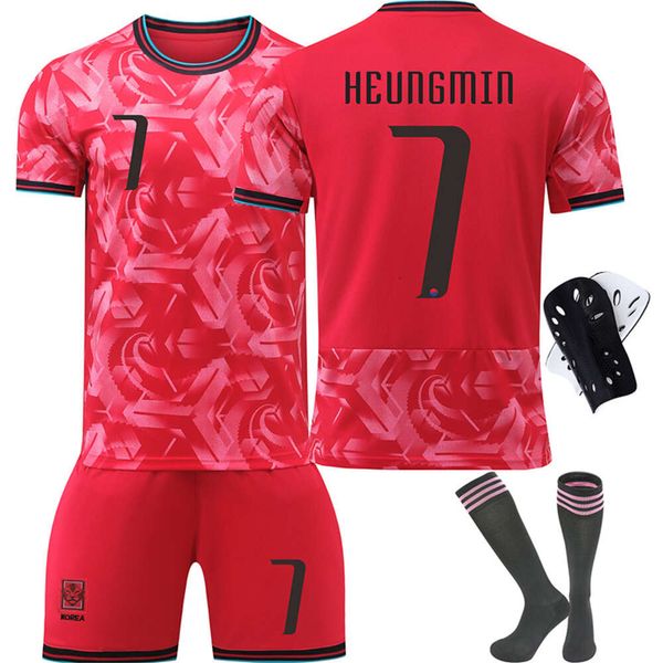 Jersey de futebol 2425 Equipe sul -coreana Home Football 7 Sun Xingjin Tamanho 18 Lee Gangren Jersey Speed Speed Excecure