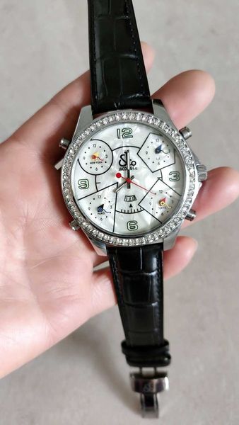 Designer Luxo Automático Mechanical Watch JKCO Leopardo Tcheca Full Sky Star Multi Funcional masculino Non -Mainstream Hiphop Belt Relógios